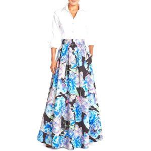 Eliza J Pleated Ball Skirt